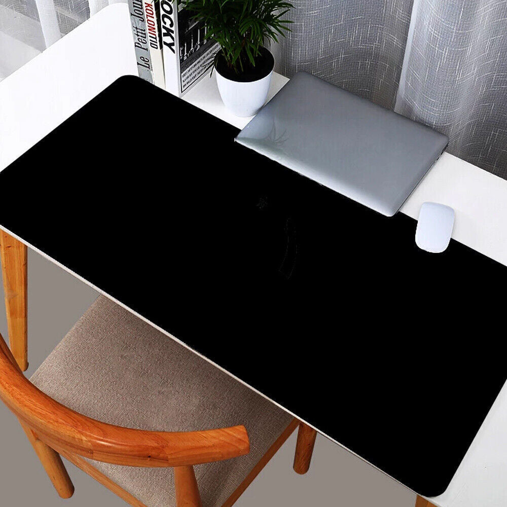 Black 90x40cm Extra Large Anti Slip Gaming Mouse Mat PC Laptop Keyboard Desk Pad