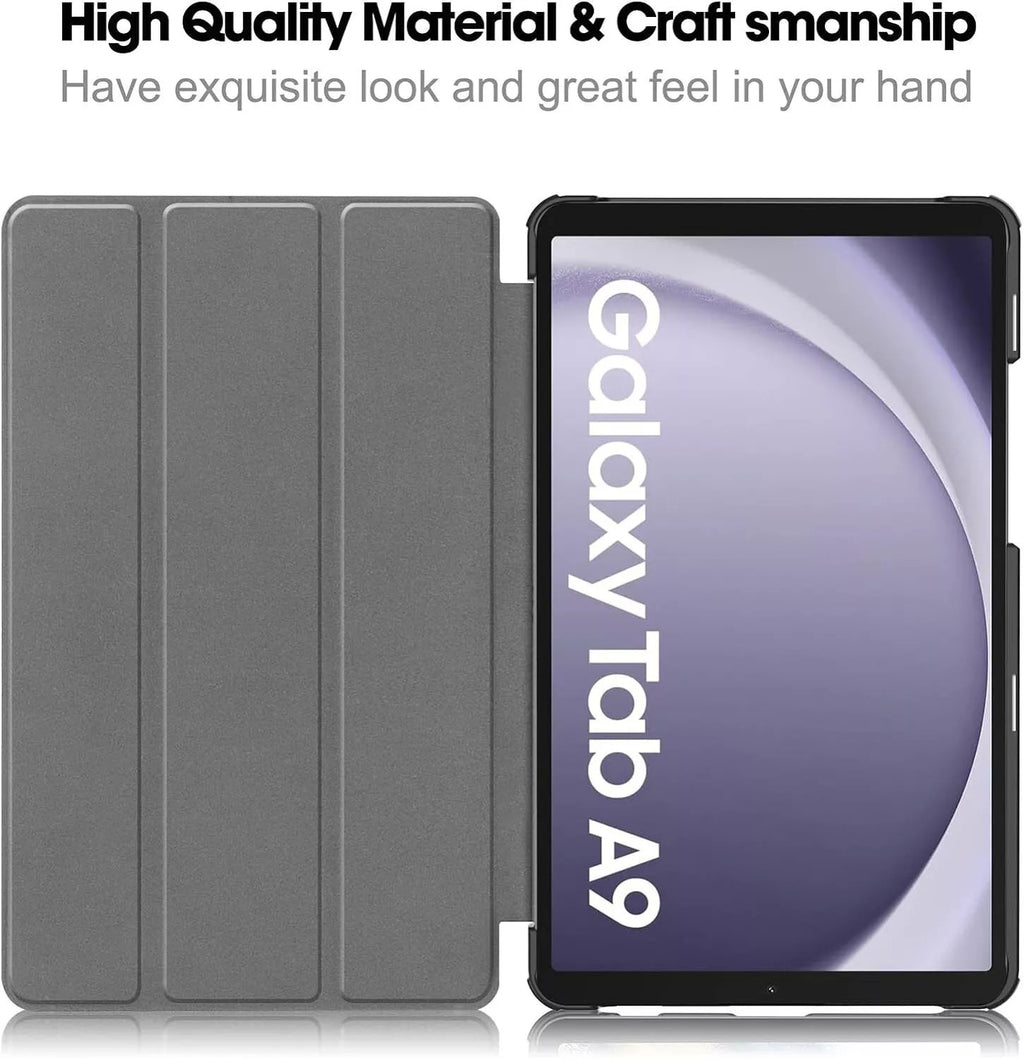 11in For Galaxy Tab A9 PLUS  2023 Leather Smart Cover Flip Tablet Case